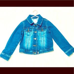 Girls denim jean jacket. EUC! Sm5-6